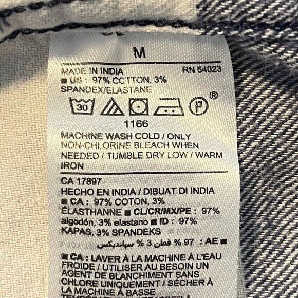 Old Navy Mens Button Up Shirt Long Sleeve Rugged Grunge School Casual Reg Fit M - Picture 5 of 5